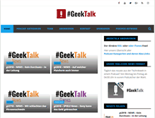 Tablet Screenshot of geektalk.ch